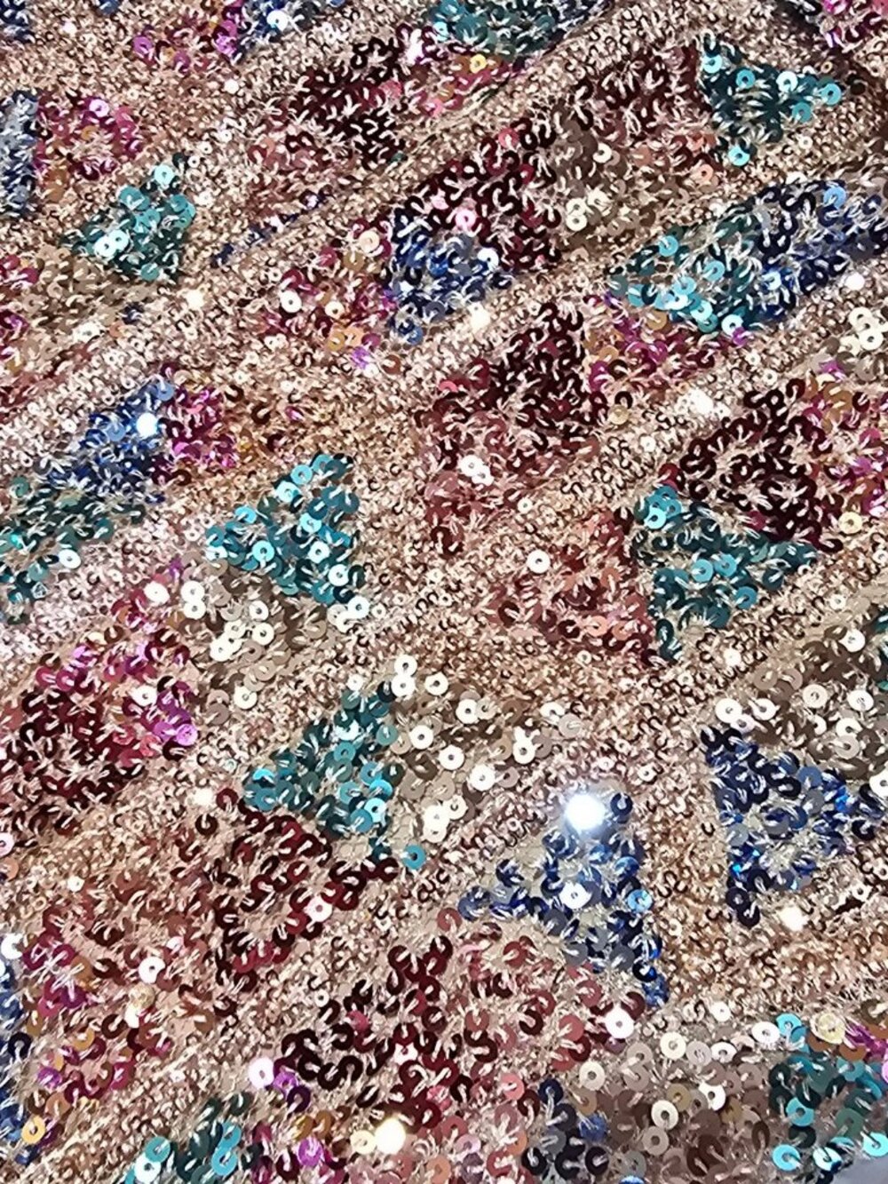 Cache Sleeveless Sequin Party Dress Small Multicolor - Picture 6 of 6